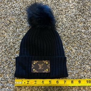 Cute black winter hat